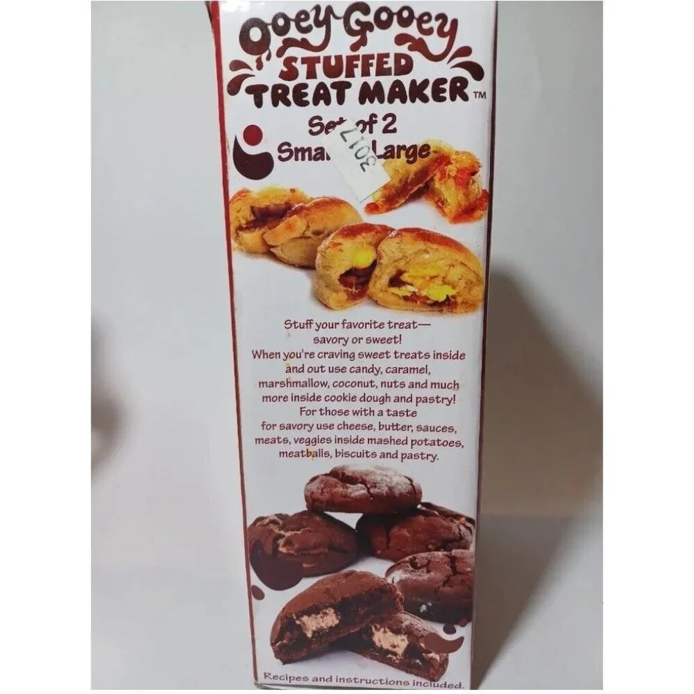 Norpro Ooey Gooey Stuffed Cookie Cutter Treat Bon Bon‎ Candy Maker Set of 2 NIB